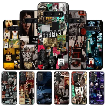 Модный черный чехол для телефона American Horror Story Samsung A03 A50 A70 F62 F52 A30 A20 A02 F42 F23 A40 A10 F12 F22 F41 A90 Чехол